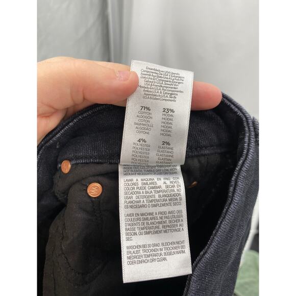 Mother 27 the High Waisted Looker Ankle in Encounters At Night - Picture 8 of 8